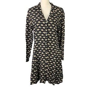 $10 Banana Republic Floral Fit & Flare Dress Women L